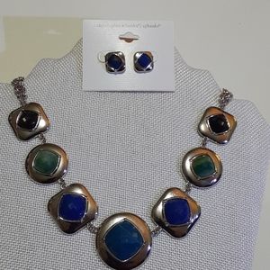 Christopher & Banks Women's Jewelry Necklace & Earrings.